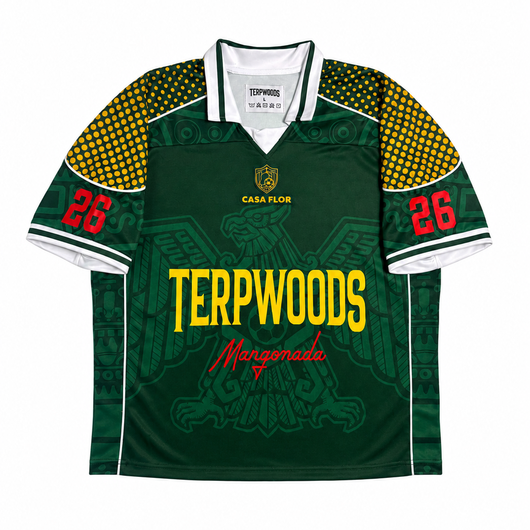 Terpwoods x Casa Flor Mexico Inspired Soccer Jersey